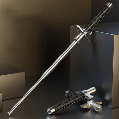 🛡️ Bastón Táctico PRO 95cm: Edición Ultra-Resistente 5-en-1
